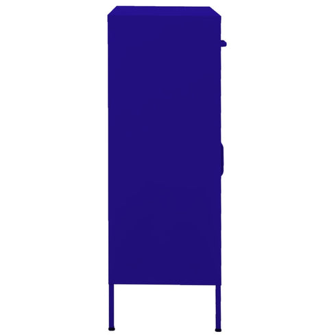 Lady Jillian -  Storage Cabinet Navy Blue 80x35x101,5 cm Steel - Model 3